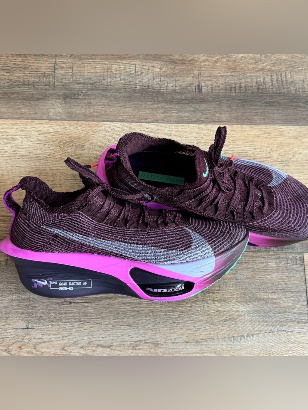 Nike Women’s AlphaFly Plate Air Zoom Road Racing AF NEXT% 3
